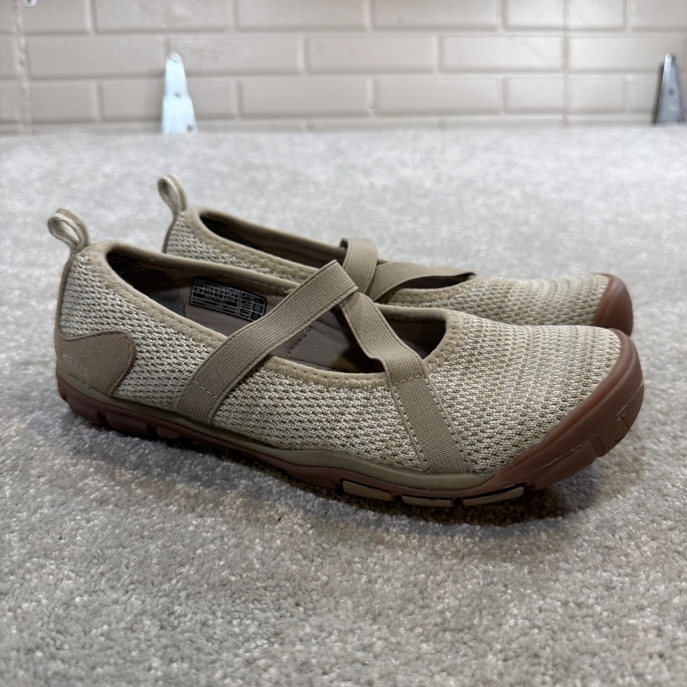 KEEN Hush Knit MJ Maryjane Flats Water Shoes Mesh NWOT 7.5 Granola Gorpcore - Picture 2 of 12
